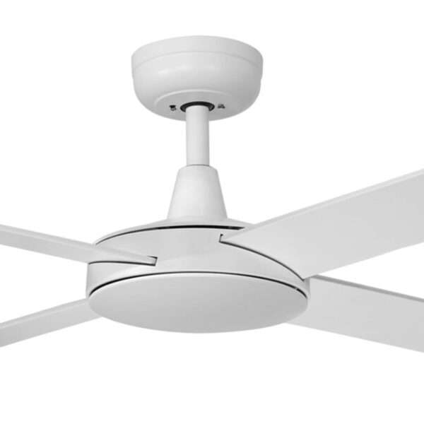White Eco Silent DC Ceiling Fan 48″ with Remote - Image 2