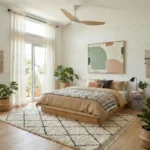 Fanco Eco Style DC Ceiling Fan with LED Light - 52" (White with Beechwood Timber Style ABS Blades) - Image 3