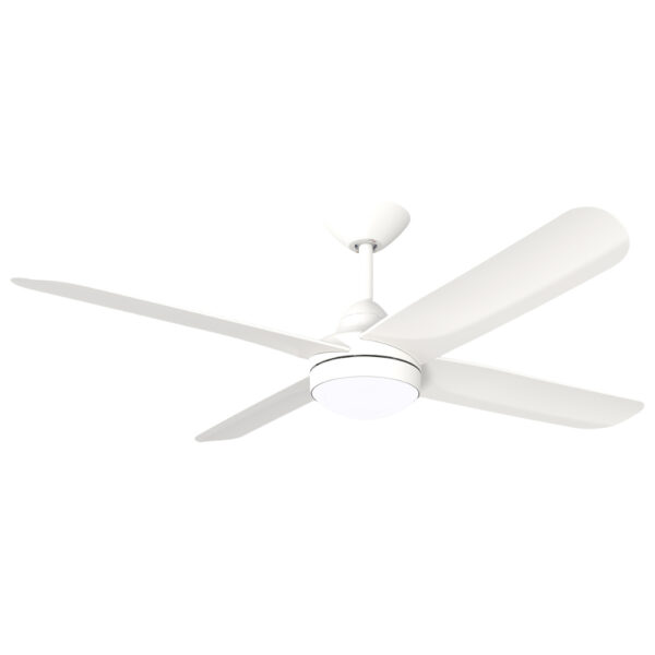 hunter-pacific-x-over-dc-ceiling-fan-with-led-light-and-wall-control-52-white Hunter Pacific X-Over 4 Blade DC Ceiling Fan with CCT LED Light and Wall Control - White 52"