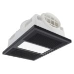 Solace XL Exhaust Fan: 4 in 1 with CCT LED Light (Black)