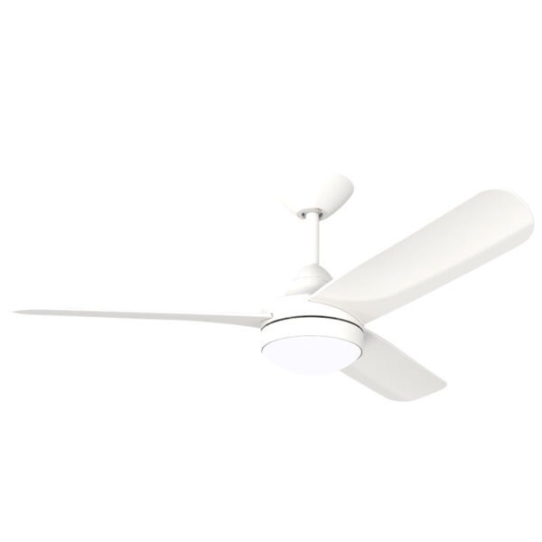 x-over-3-blade-led-white X-Over DC LED CCT Light Ceiling Fan with Wall Control - White 56"