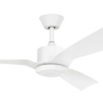 Belize Ceiling Fan DC Motor 52″ with Remote (White) - Image 2