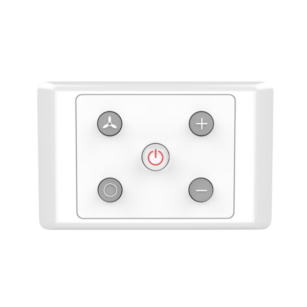 Ventair DC 3 Ceiling Fan with Wall Control - 48″ (White) - Image 3