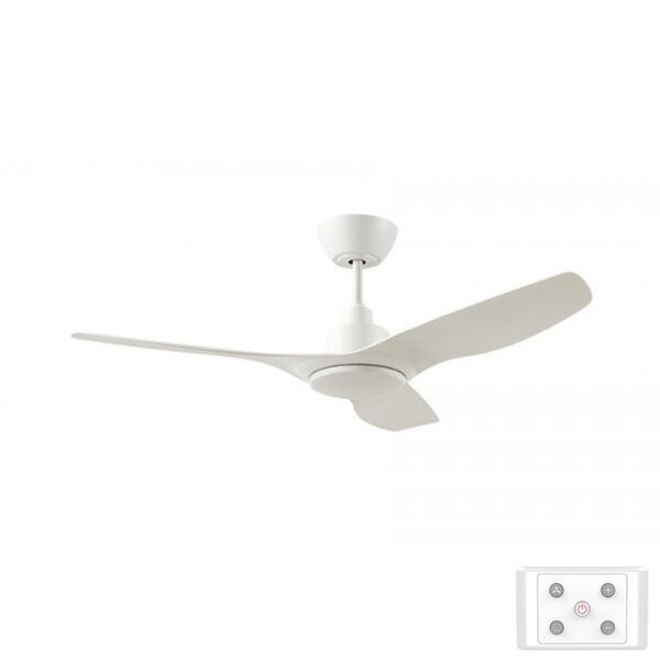 Ventair DC 3 Ceiling Fan with Wall Control - 48″ (White) - Image 1