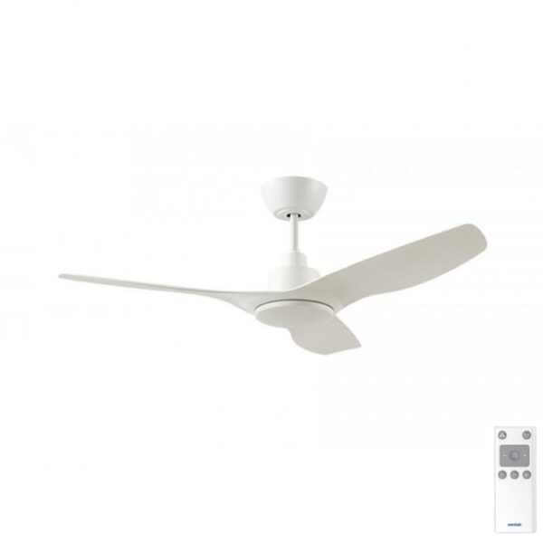 Ventair DC 3 Ceiling Fan with Remote - 48″ (White) - Image 1