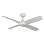 Activ 4 Blade DC Ceiling Fan with Wall Control - White 48"