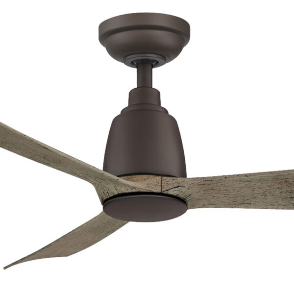 Three Sixty Kute Ceiling Fan 44″ (Graphite and Weathered Wood) - Image 2