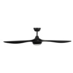 Malta Ceiling Fan DC Motor 52″ with CCT LED Light (Matt Black) - Image 3