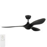 Malta Ceiling Fan DC Motor 52″ with Remote (Matt Black)
