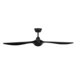 Malta Ceiling Fan DC Motor 52″ with Remote (Matt Black) - Image 3