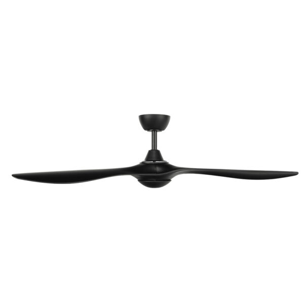 Malta Ceiling Fan DC Motor 52″ with Remote (Matt Black) - Image 3