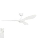 Malta Ceiling Fan DC Motor 52″ with Remote (Matt White)