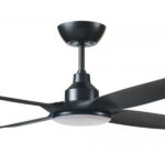 Ventair Skyfan 4 Blade DC Ceiling Fan with CCT LED Light & Remote - 48″ (Black) - Image 2