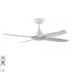 Ventair Skyfan 4 Blade DC Ceiling Fan with Remote - 48″ (White)
