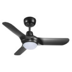 Ventair Spyda Ceiling Fan 36″ with CCT LED light (Black)