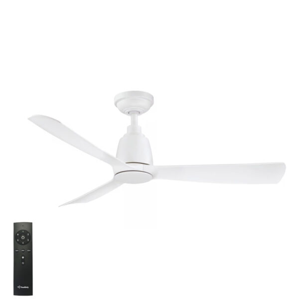 Three Sixty Kute 3 Blade DC Ceiling Fan - 44" (White)