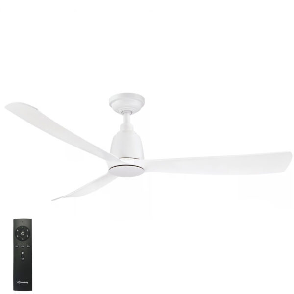 Three Sixty Kute 3 Blade DC Ceiling Fan - 52" (White)