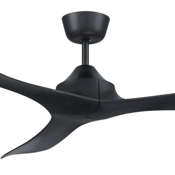 Mercator Juno DC Ceiling Fan with Remote Control - 56" (Black) - Image 2