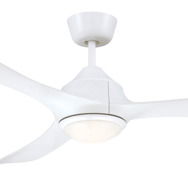 Mercator Juno DC Ceiling Fan with LED Light and Remote Control - 56" (White) - Image 2