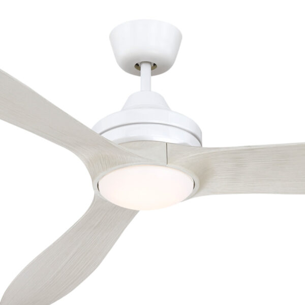 mercator-lora-dc-ceiling-fan-with-led-light-white-with-light-timber-style-blades-60-motor Mercator Lora DC Ceiling Fan with LED Light - 60" (White with Light Timber-style Blades) - Image 2
