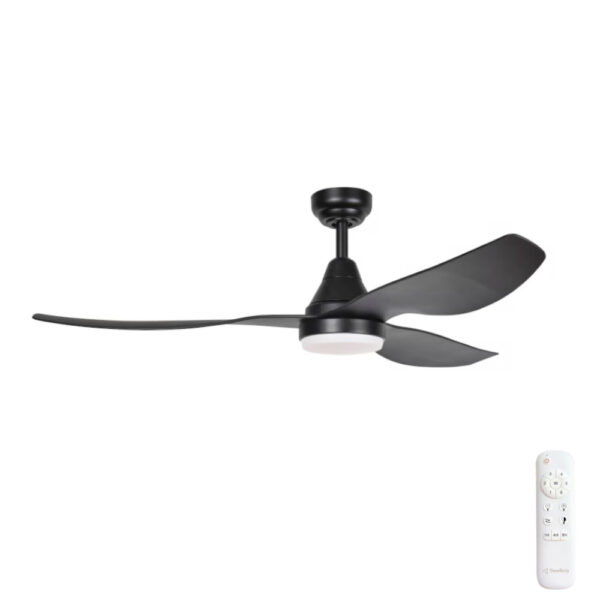 three-sixty-simplicity-dc-ceiling-fan-with-led-light-black-52 Three Sixty Simplicity DC Ceiling Fan with LED Light - 52" (Black)