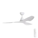 Three Sixty Simplicity DC Ceiling Fan with Remote - 45" (Matte White)