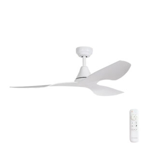 Three Sixty Simplicity DC Ceiling Fan with Remote - 45" (Matte White)