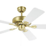 Eglo Waikiki Ceiling Fan 52″ (Brass with White Matte) - Image 2