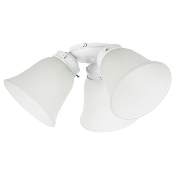 waikiki-white-light Waikiki 3 Light with Satin Shades (White Matt) - Image 1