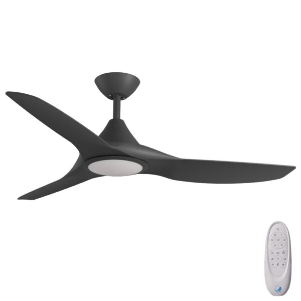 Calibo CloudFan SMART DC Ceiling Fan with CCT LED Light 48" - Black - Image 1