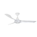 Three Sixty Arumi V2 Ceiling Fan 52″ (White with White Washed Blades)