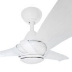 Three Sixty Arumi V2 Ceiling Fan 52″ (White with White Washed Blades) - Image 2