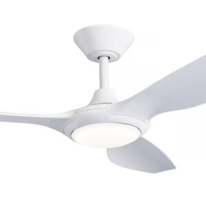 Three Sixty Delta DC Ceiling Fan with Light - 56" (White) Motor