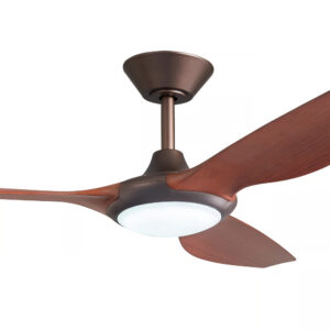 Three Sixty Delta DC Ceiling Fan with Light - 56" (Oil Rubbed Bronze with Koa Blades) Motor