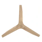 Fanco Infinity-iD DC Smart Ceiling Fan 54″ with Remote (White with Beechwood Timber-style Blades) - bottom view