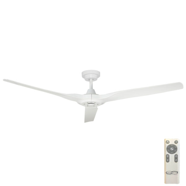 Hunter Pacific Radical 3 DC Ceiling Fan - 60" (White)