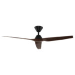 Infinity-iD DC Smart Ceiling Fan 54″ with Remote (Black with Spotted Gum) - Image 4