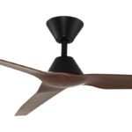 Infinity-iD DC Smart Ceiling Fan 54″ with Remote (Black with Spotted Gum) - Image 2
