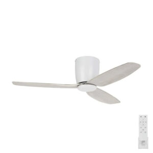 Eglo Seacliff White Gessami Oak 52"