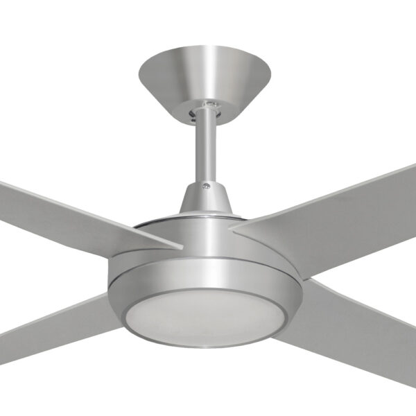 Hunter Pacific Concept AC Ceiling Fan with LED Light - 52" (Brushed Aluminium with Silver Blades) - Image 2