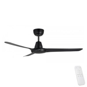 ventair spyda ec ceiling fan in black