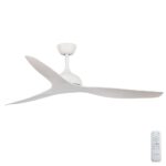 Claro Whisper DC Ceiling Fan - 58" (White)
