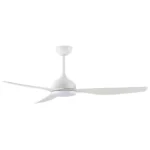 Claro Whisper DC Ceiling Fan with LED Light - 58" (White) - Image 6