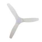 Claro Whisper DC Ceiling Fan with LED Light - 58" (White) - Image 7