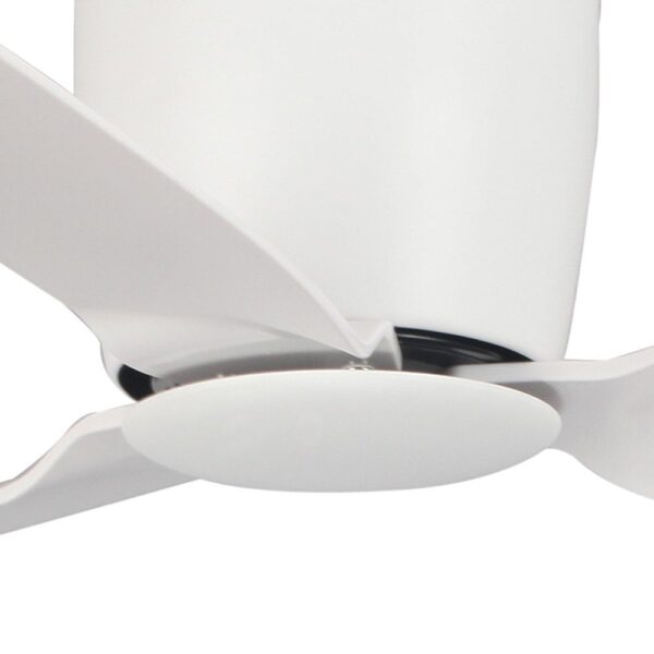 Claro Whisper Low Profile DC Ceiling Fan - 52" (White) - Image 2