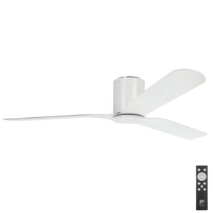 eglo iluka low profile dc 60 inch white with remote