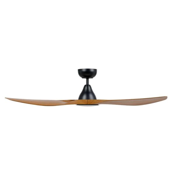 eglo-surf-ceiling-fan-48-black-burmese-teak-led-light-side-view