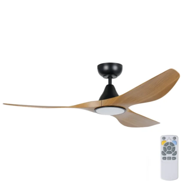 eglo-surf-ceiling-fan-52-black-burmese-teak-timber-style-blades-with-led-light-and-remote-control eglo-surf-ceiling-fan-52-black-burmese-teak-timber-style-blades-with-led-light-and-remote-control