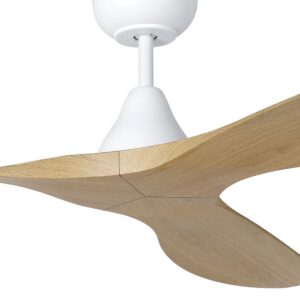 eglo-surf-ceiling-fan-60-white-oak-motor-blade