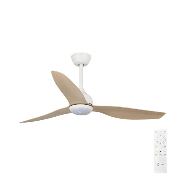 claro-whisper-dc-ceiling-fan-with-led-light-48-white-beechwood claro-whisper-dc-ceiling-fan-with-led-light-48-white-beechwood